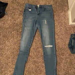 mudd high rise jean leggings